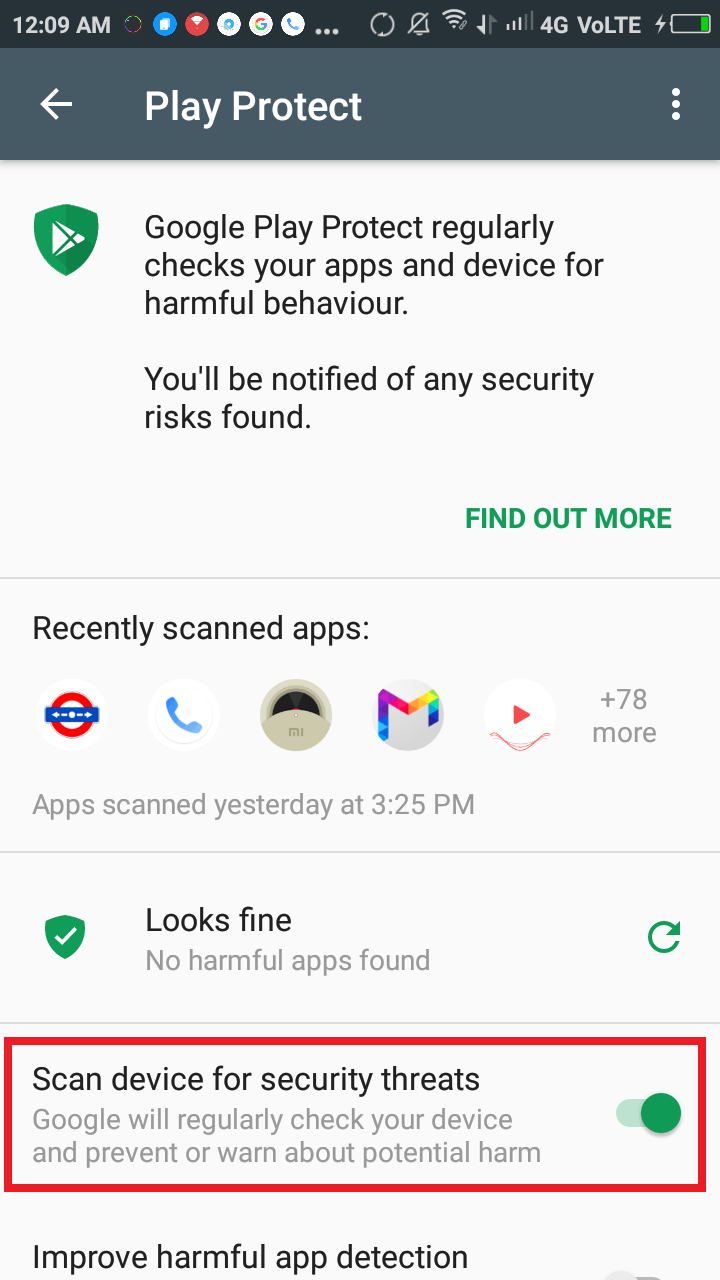 google play protect BIG BULL CLUB